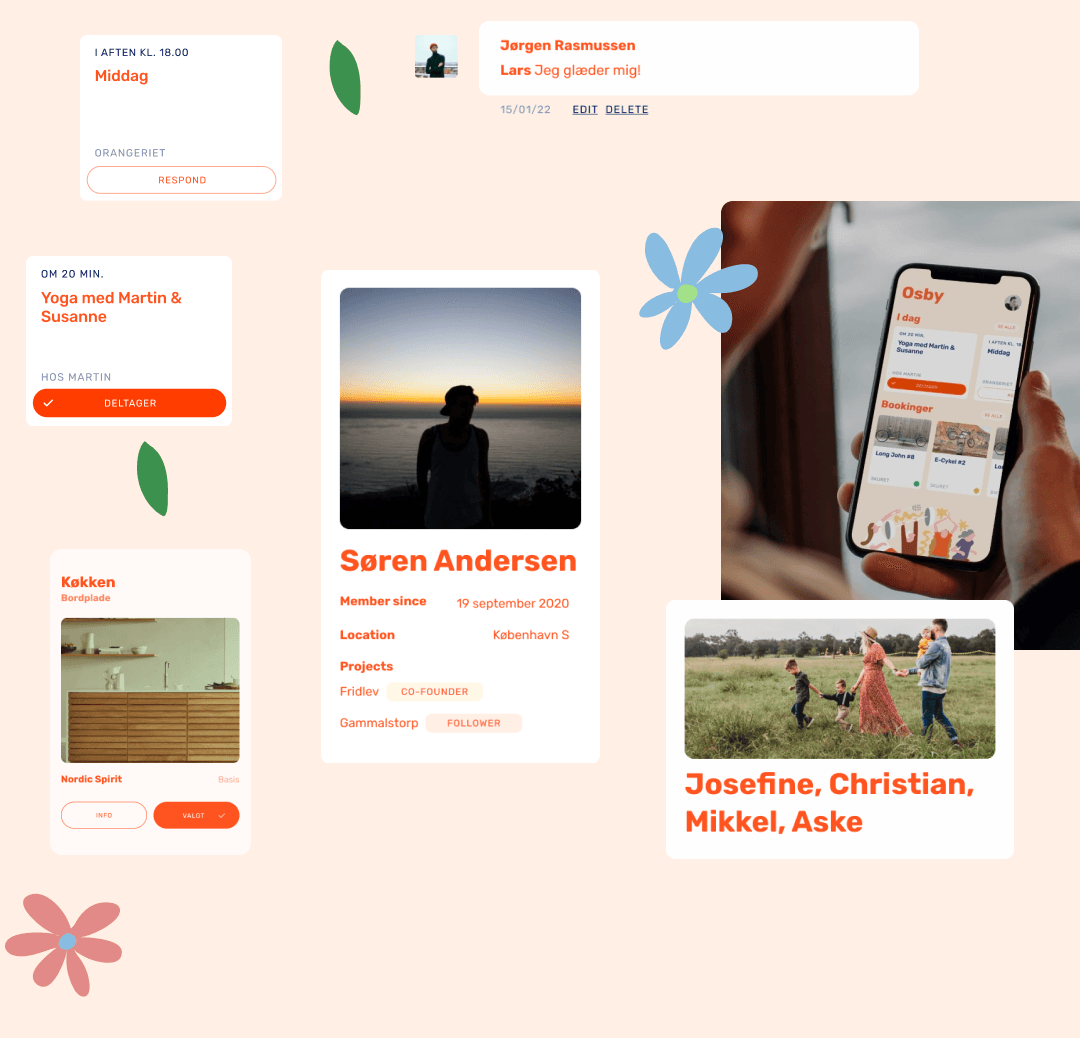 Preview of a button component